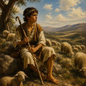 Young David the Shepherd